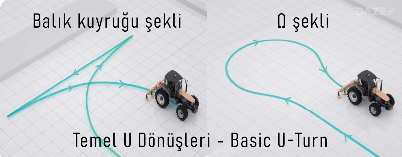Fjdynamics FJD AT2 Otomatik Dümenleme Sistemi - Basit (Basic) U dönüşü