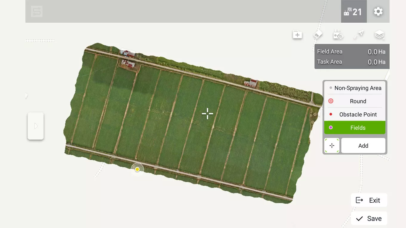 DJI Agras T50 Tarla haritalama 1